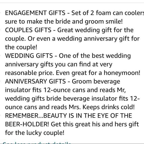 Bride and Groom Coozies - Picture 8 of 9